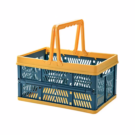 Baskets Plastic Laundry Vegetable Folding Food Woven Kitchen Making Supplies Picnic Other Gift Hanging Foldable Storage Basket