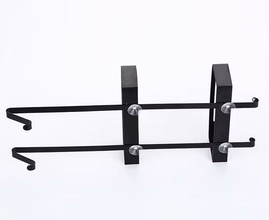 Suporte de armazenamento de banheiro de PP rígido multiuso ecologicamente correto para pendurar em casa de plástico organizador de armazenamento com gancho