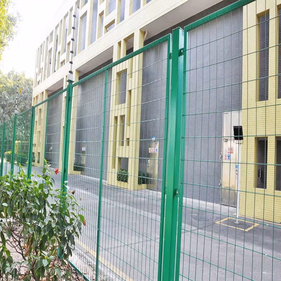 Cerca de borda de jardim cerca de estádio galvanizada elétrica tratamento de superfície cerca de futebol infantil