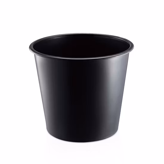 Pote de Galão Preto - Vaso de Flores de Plástico (50LT-70LT)